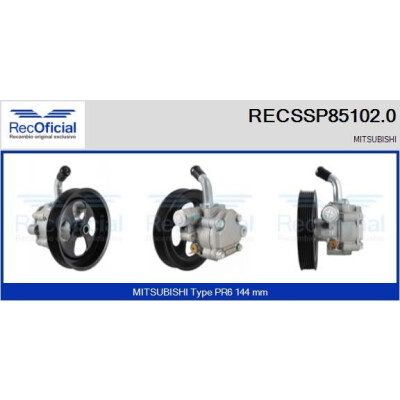 Pompe hydraulique de direction RECOFICIAL RECSSP85102.0