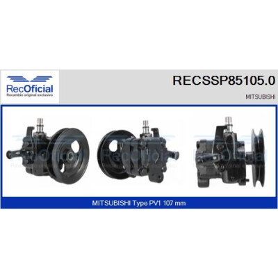 Pompe hydraulique de direction RECOFICIAL RECSSP85105.0