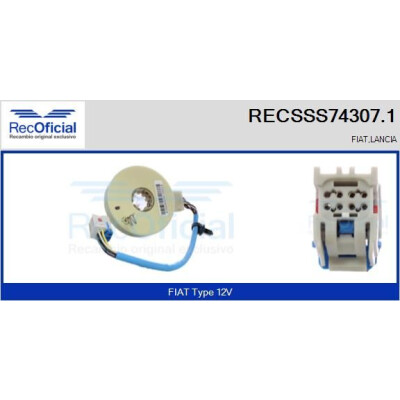 Capteur d'angle de braquage RECOFICIAL RECSSS74307.1