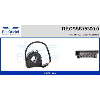 Capteur d'angle de braquage RECOFICIAL RECSSS75300.0