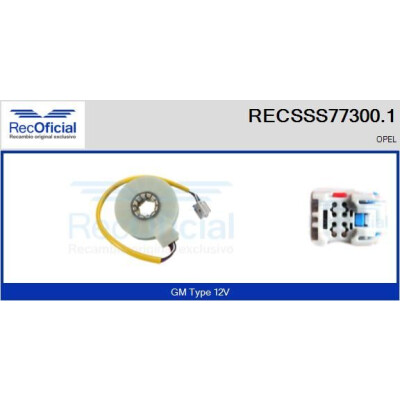 Capteur d'angle de braquage RECOFICIAL RECSSS77300.1