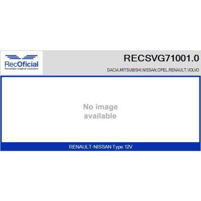 Vanne EGR RECSVG71001.0