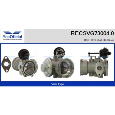 Vanne EGR RECSVG73004.0