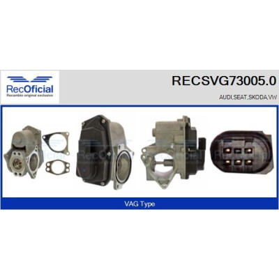 Vanne EGR RECSVG73005.0
