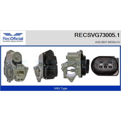Vanne EGR RECSVG73005.1