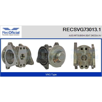 Vanne EGR RECSVG73013.1