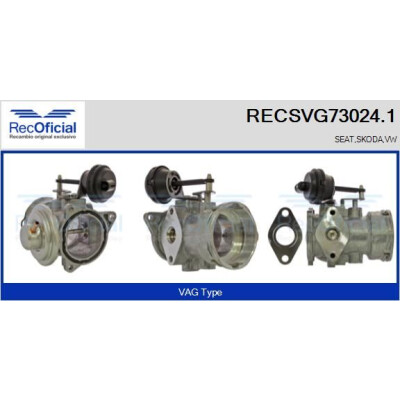 Vanne EGR RECSVG73024.1