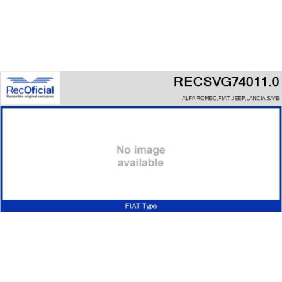 Vanne EGR RECOFFICIAL RECSVG74011.0