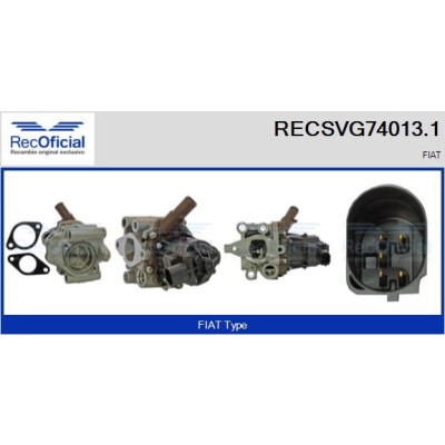Vanne EGR RECOFFICIAL RECSVG74013.1