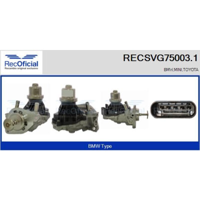 Vanne EGR RECSVG75003.1
