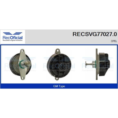 Vanne EGR RECOFFICIAL RECSVG77027.0