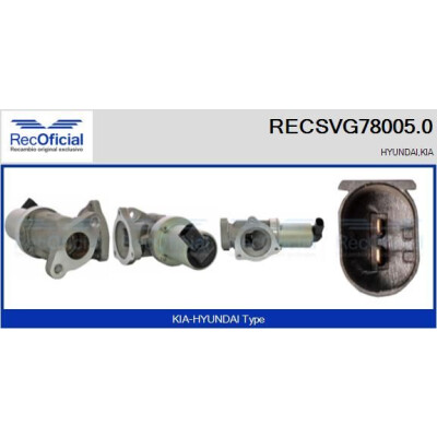 Vanne EGR RECSVG78005.0