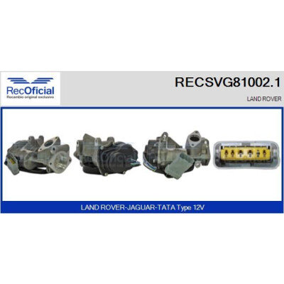 Vanne EGR RECOFFICIAL RECSVG81002.1