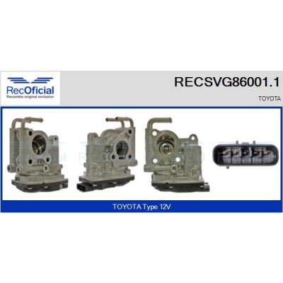 Vanne EGR RECSVG86001.1