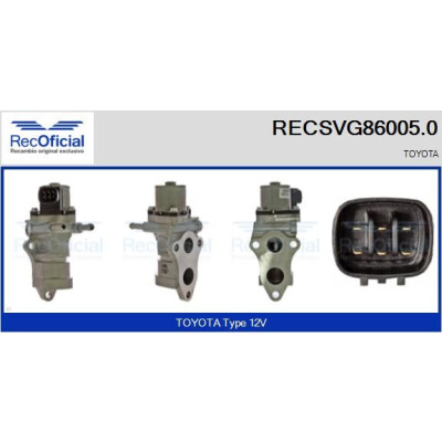 Vanne EGR RECSVG86005.0