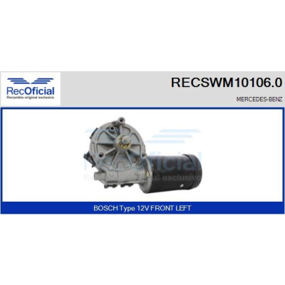 Moteur d'essuie-glace RECOOFFICIAL RECSWM10106.0