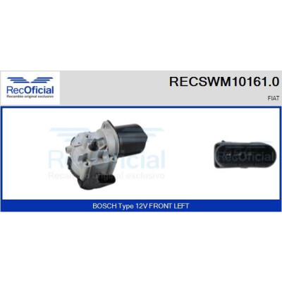 Moteur d'essuie-glace RECOOFFICIAL RECSWM10161.0