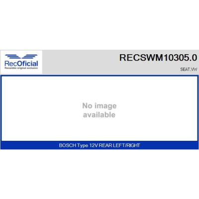 Moteur d'essuie-glace RECOOFFICIAL RECSWM10305.0