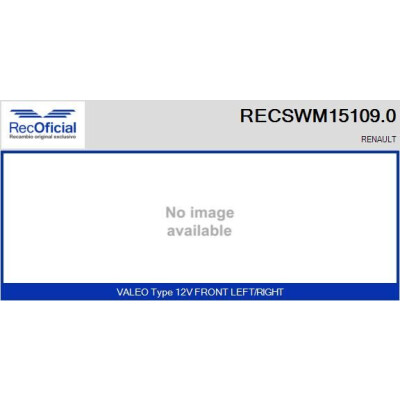 Moteur d'essuie-glace RECOOFFICIAL RECSWM15109.0