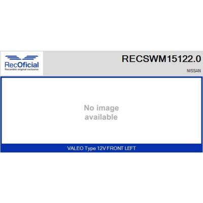 Moteur d'essuie-glace RECOOFFICIAL RECSWM15122.0