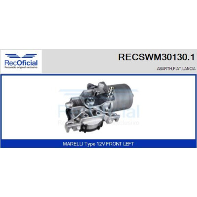 Moteur d'essuie-glace RECOOFFICIAL RECSWM30130.1