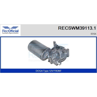 Moteur d'essuie-glace RECOOFFICIAL RECSWM39113.1