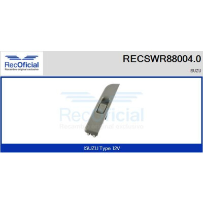 Interrupteur de fenêtre RECOFICIAL RECSWR88004.0