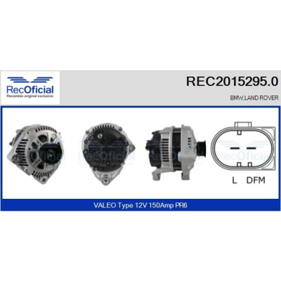 Alternateur RECOFICIAL REC2015295.0