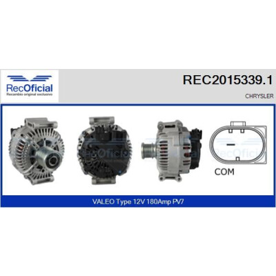 Alternateur RECOFICIAL REC2015339.1