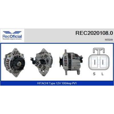 Alternateur RECOFICIAL REC2020108.0