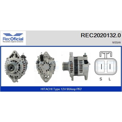 Alternateur RECOFICIAL REC2020132.0