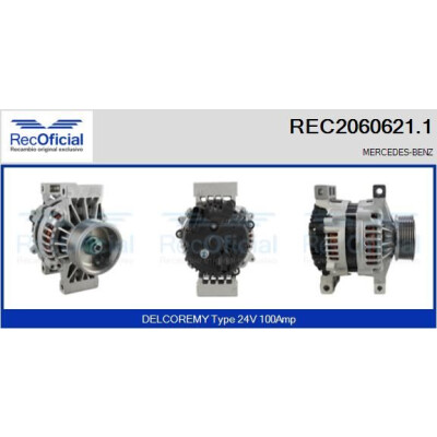 Alternateur RECOFICIAL REC2060621.1