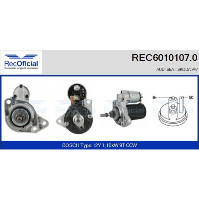Démarreur RECOFFICIAL REC6010107.0