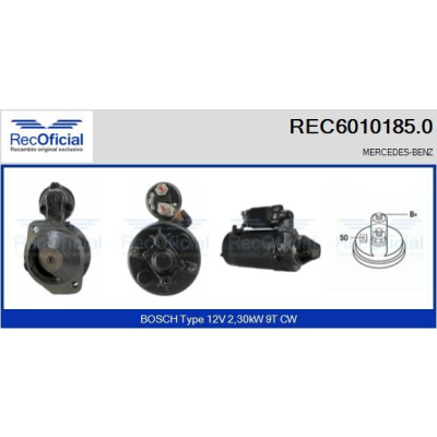 Démarreur RECOFFICIAL REC6010185.0