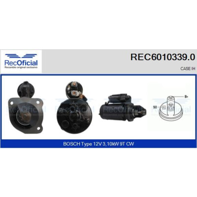 Démarreur RECOFICIAL REC6010339.0