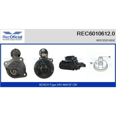 Démarreur RECOFICIAL REC6010612.0