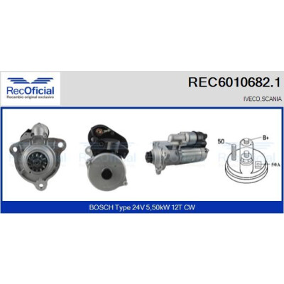 Démarreur RECOFFICIAL REC6010682.1