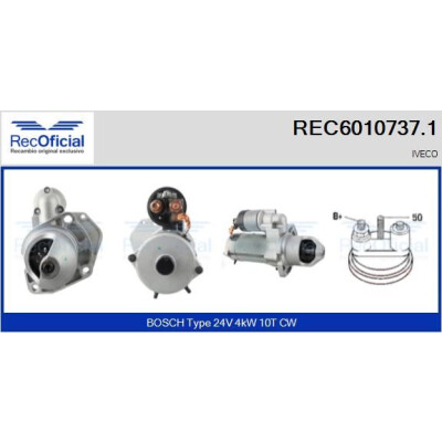 Démarreur RECOFICIAL REC6010737.1