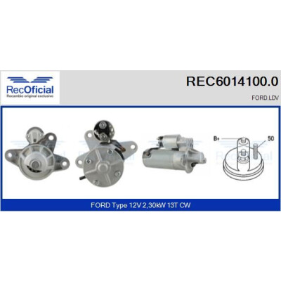 Démarreur RECOFFICIAL REC6014100.0