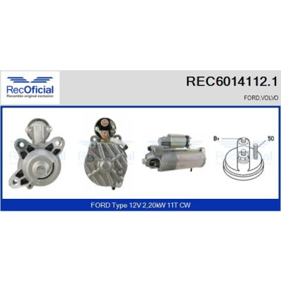 Démarreur RECOFFICIAL REC6014112.1