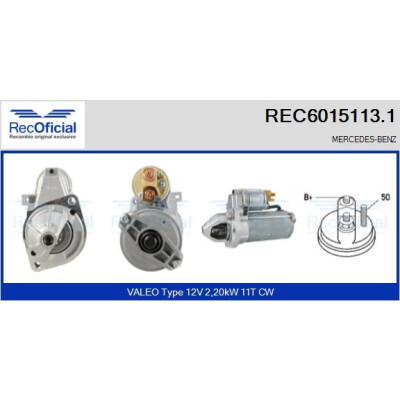 Démarreur RECOFFICIAL REC6015113.1