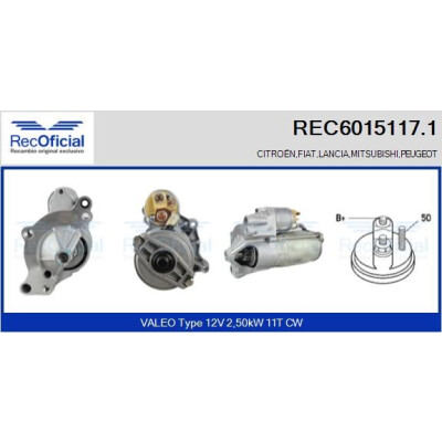 Démarreur RECOFFICIAL REC6015117.1