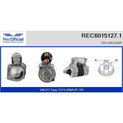 Démarreur RECOFICIAL REC6015127.1