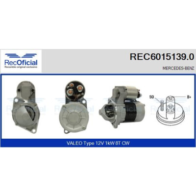 Démarreur RECOFICIAL REC6015139.0