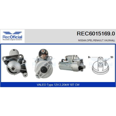 Démarreur RECOFFICIAL REC6015169.0