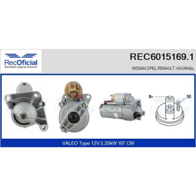 Démarreur RECOFFICIAL REC6015169.1