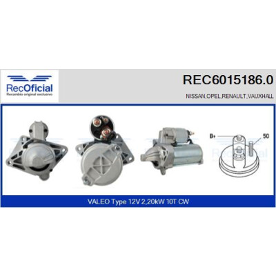 Démarreur RECOFFICIAL REC6015186.0