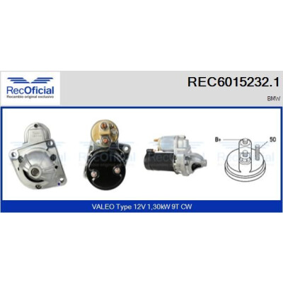 Démarreur RECOFICIAL REC6015232.1