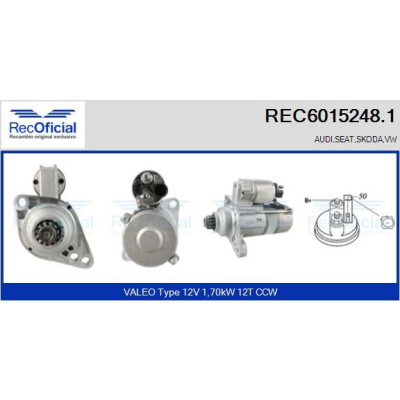 Démarreur RECOFICIAL REC6015248.1