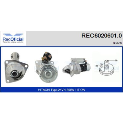Démarreur RECOFICIAL REC6020601.0